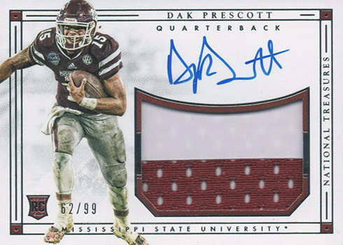 2016 National Treasures Collegiate Dak Prescott RC