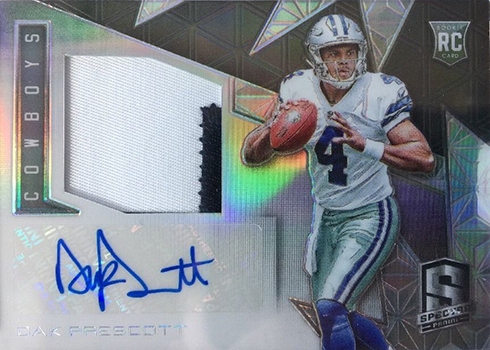 2016 Panini Spectra Dak Prescott Auto Patch RC