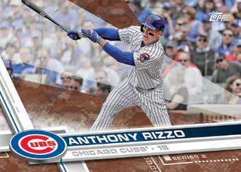 2017 Topps Series 2 Baseball Base Memorial Day Rizzo