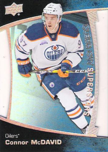 2016-17 Upper Deck Series 1 Hockey Clear Cut Superstars Connor McDavid