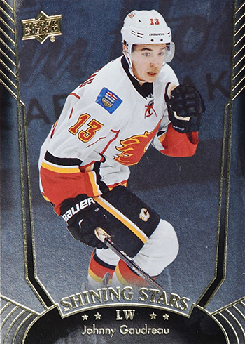 2016-17 Upper Deck Series 1 Hockey Shining Stars Left Win Johnny Gaudreau