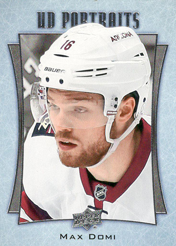 2016-17 Upper Deck Series 1 Hockey UD Portraits Max Domi