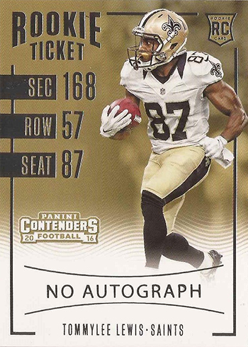 2016 Contenders 294 Tommylee Lewis