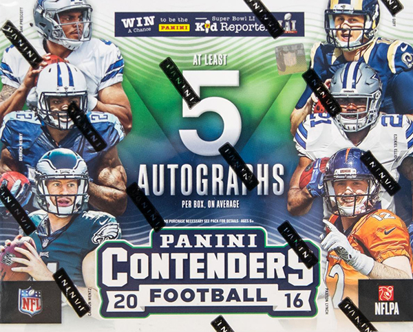 2016 Contenders Football Hobby Box