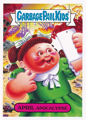 2017 Topps Garbage Pail Kids Adam-geddon Base Nuclear