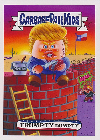 2017 Topps Garbage Pail Kids Adam-geddon Presidential Election