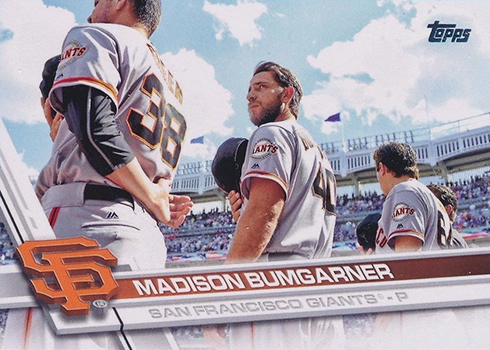 2017 Topps Series 1 Variations 65 Madison Bumgarner