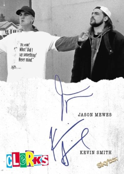 2017 Upper Deck Clerks Jay and Silent Bob Dual Autograph