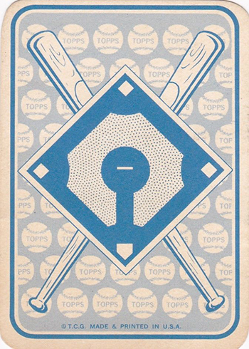 1968 Topps Game Card Back
