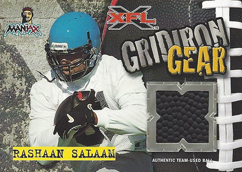 2001 Topps XFL Football Cards Checklist and Details