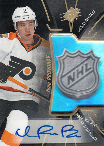 2016-17 SPx Hockey Extreme Black Holoshield Autographs Ivan Provorov