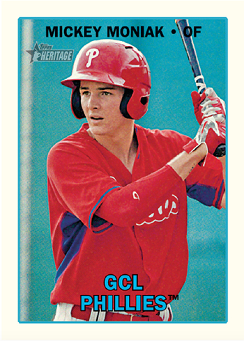 2016 Topps Heritage Minor League Mystery Redemptions Mickey Moniak