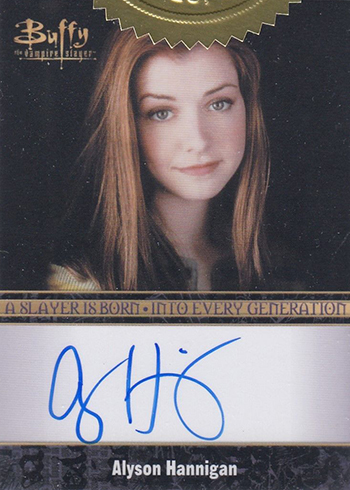 2017 Buffy the Vampire Slayer Ultimate Collectors Set 2 Alyson Hannigan Autograph Bordered