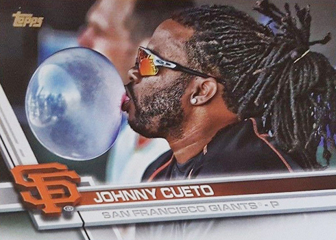 2017 T Var 199 Johnny Cueto