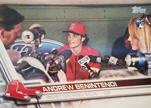 2017 T Var 283 Andrew Benintendi