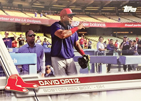 2017 T Var 6350 David Ortiz Dodger Stadium