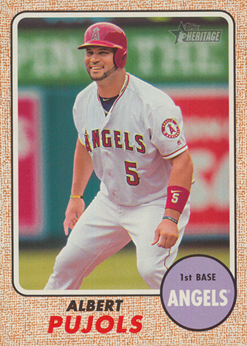 2017 TH Action 413 Pujols