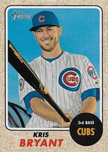 2017 Topps Heritage Variations - 500 Kris Bryant Color Swap