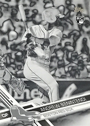 2017 Topps Baseball Negative
