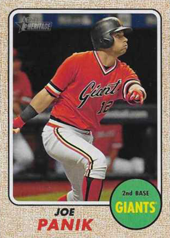 2017 Topps Heritage Throwback Variations 238 Joe Panik
