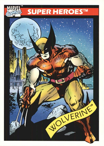 1990 Impel Marvel Universe 10 Wolverine