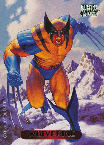 1994 Fleer Marvel Masterpieces 137 Wolverine
