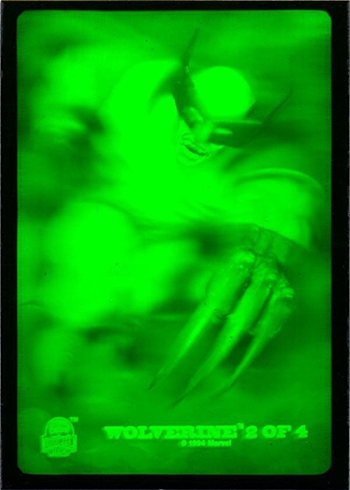 1994 Fleer Marvel Universe Series 5 3-D Holograms Wolverine
