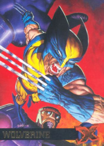 1995 Fleer Ultra X-Men 52 Wolverine