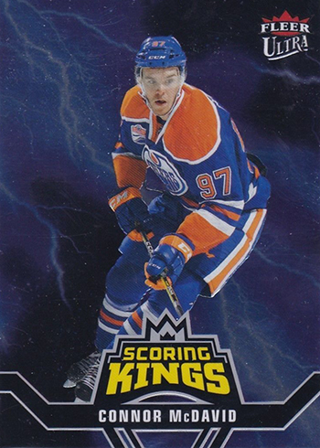 2016-17 Fleer Showcase Hockey Scoring Kings Connor McDavid