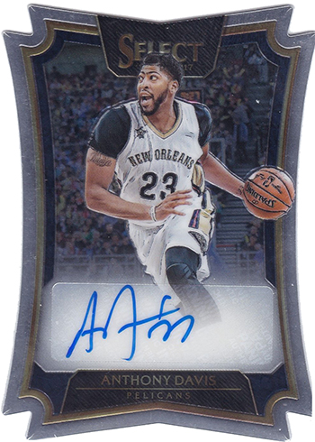 2016-17 Select Basketball Die-Cut Autographs Anthony Davis