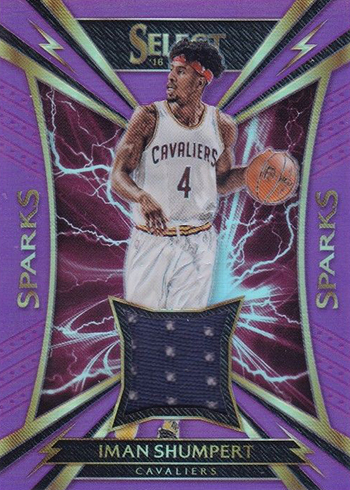 2016-17 Select Basketball Sparks Memorabilia Purple Prizm