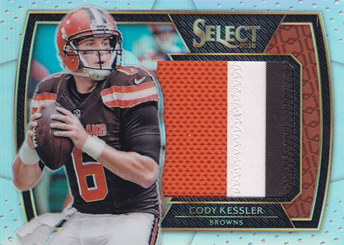 2016 Panini Select Football Jumbo Rookie Swatch Prizm