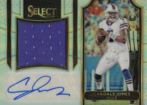 2016 Select Football Jumbo Rookie Signatures Cardale Jones