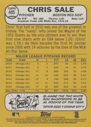 2017 TH Tr Var 405 Chris Sale