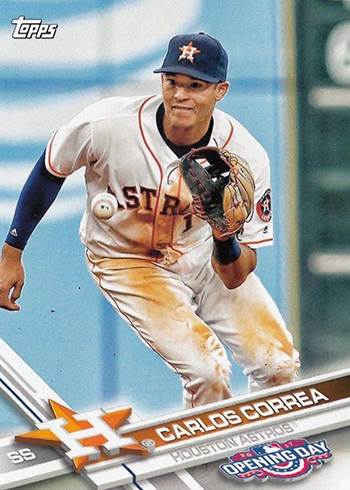 2017 Topps Opening Day Variations 197 Carlos Correa