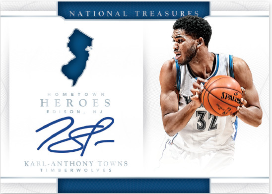 2016-17 Panini National Treasures Basketball Checklist
