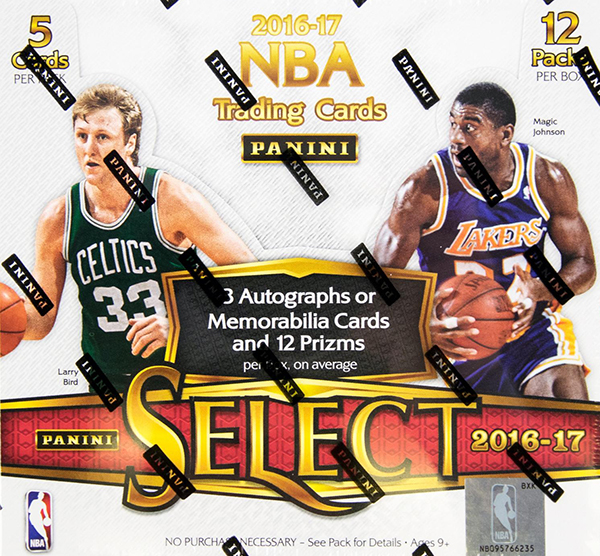 2016-17 Panini Select Basketball Video Box Break
