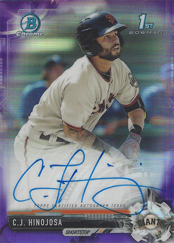 2017 BowChr Auto Hinojosa Purple Ref