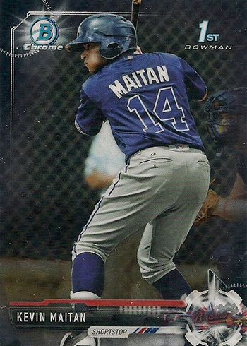 2017 Bowman CHrome Prospects Kevin Maitan