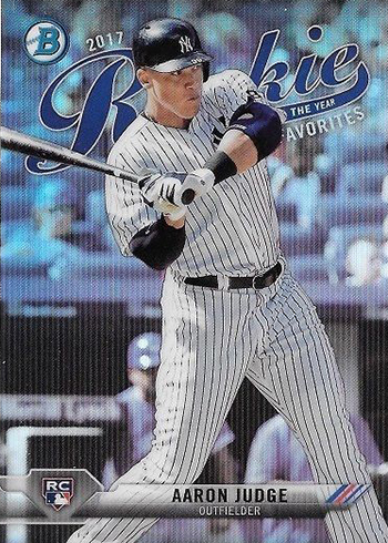 2017 Bowman ROY Favorites Aaron Judge