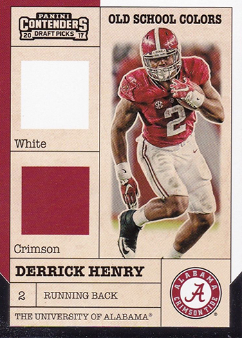 2017 Panini Contenders Draft Football Old School Colors Derrick Henry