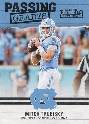 2017 Panini Contenders Draft Football Passing Grades Mitch Trubinsky