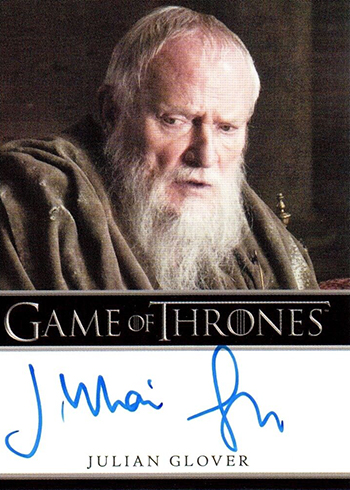 2017 Rittenhouse Game of Thrones Season 6 Autograph Bordered Julian Glover