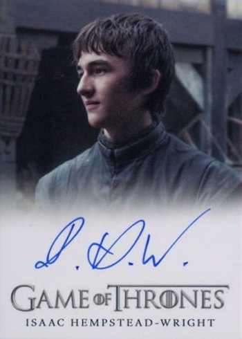 2017 Rittenhouse Game of Thrones Season 6 Autograph Full Bleed Isaac Hempstead-Wright