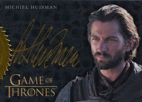 2017 Rittenhouse Game of Thrones Season 6 Gold Autograph Michael Huisman