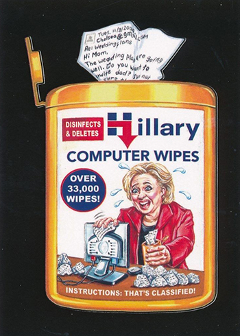 2017 Topps Wacky Packages 50th Anniversary Base Politics
