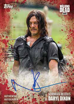 2017 Topps Walking Dead Season 7 Autograph Red