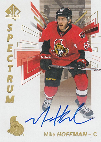 2016-17 SPA Spectrum Autographs Mike Hoffman