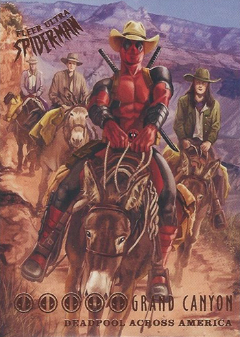 2017 Fleer Ultra Spider-Man Deadpool Across America