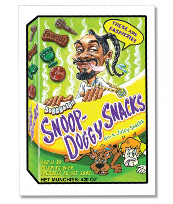 2017 Topps GPK/Wacky Packages Rock & Roll Hall of Lame